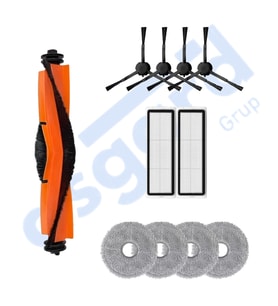 DREAME X20 MAX-X20 PRO UYUMLU 1 Ana Fırça 4 Yan Fırça 2 Filtre 4 Mop