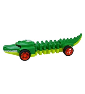 Timsah Araba - Otomatik Hareketli Sesli Işıklı 32 cm - Yeşil Timsah - 1 ADET