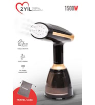 Torima KY-003 Siyah Buharlı Kırışık Giderici 1500W Taşınabilir Seyahat Boy Dikey Ütü