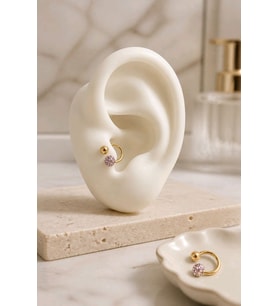 Monalisa Home Çelik Figürlü Unisex Tragus Pırsıng