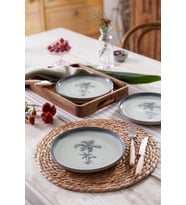 Palmiye 4 Parça 21 cm Pasta Tabağı Seti, şık ve dayanıklı tasarım