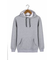 Erkek Kapüşonlu Uzun Kollu Kanguru Cepli Sweatshirt 9Y-5200178-002 Gri