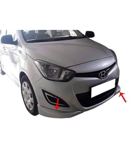 Hyundai İ20 Uyumlu Ön Tampon Altı 2 Parça Fiber 2009-2014