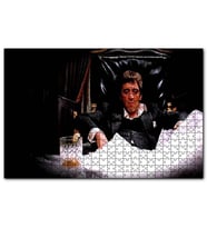 Cakapuzzle Yaralı Yüz Tony Montana  Puzzle Yapboz MDF (Ahşap) (120 Parça)