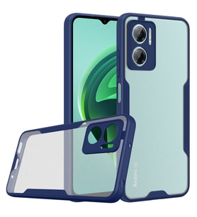 Xiaomi Redmi Note 11E Kılıf Zore Parfe Kenarları Pastel Renk Silikon Kılıf (Lacivert)