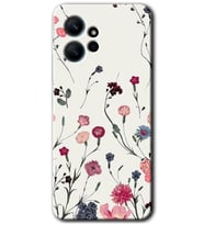 Redmi Note 12 4G Kılıf HD Desen Baskılı Kılıf - Mat Çiçek