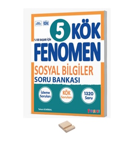 5. Sınıf KÖK Sosyal Bilgiler Soru Bankası ve Telefon Standı