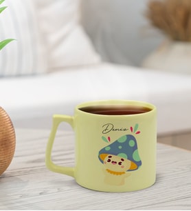 BK Gift Kişiye Özel İsimli Pastel Sarı Middle Kupa Bardak, Arkadaşa Hediye, Ev Hediyesi, Doğum Günü Hediyesi, Ofis Hediyesi-18