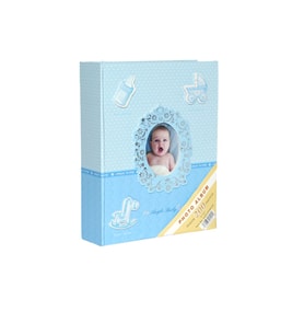 GünTech 10X15 100 Lük Pencereli Bebek Albümü Mavi