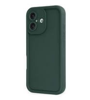 Apple iPhone 16 Kılıf Viera Silikon - Koyu Yeşil