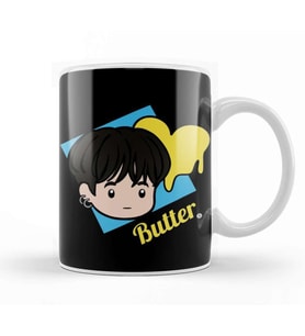K Pop Chibi Suga Butter Kupa Bardak Porselen
