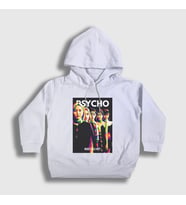 Presmono Unisex Çocuk Beyaz Psycho K-Pop Red Velvet Kapüşonlu Sweatshirt 277041tt (Beyaz)