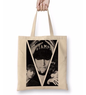 BTSBangtan Sonyeondan Dark Kim Taehyung Bez Çanta Uzun Saplı