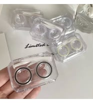 ESRADA KONTAKT LENS KUTUSU ŞEFFAF SİYAH RENK
