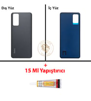 Xiaomi Redmi Note 11 Pro Grafit Grisi Arka Pil Kapağı Batarya Kapağı + B-7000 Yapıştırıcı
