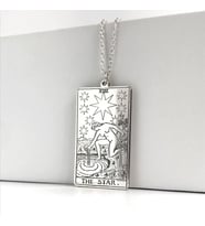 Kişiye Özel Tarot (The Star) Yıldız Kolye