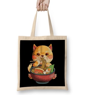 Kawaii Anime Girl Japanese Ramen Noodles Hentai Bez Çanta Uzun Saplı