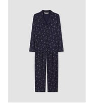 LCW DREAM Lacivert Yılbaşı Temalı Kadın Pijama Takımı