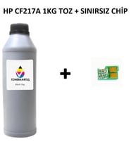 HP CF217A 1KG(20 DOLUM) TOZ + SINIRSIZ ÇİP