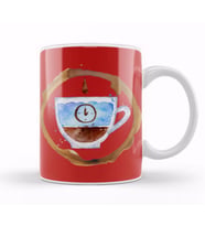 Funny coffee drin Ks Art lover Gift Quote   Vintage Retro Rainbow Style Kupa Bardak Porselen