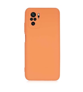 Coverzone Xiaomi Poco M5S ?le Uyumlu K?l?f Z-Mara Lansman Vieri Tam Koruma Arka Kapak Kamera Koruma �?k?nt?l? P�r�zs�z Y�zey Turuncu