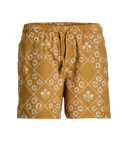 Jack & Jones JPSTMAUI Shell Desenli Erkek Deniz Şortu Regular Fit Rahat