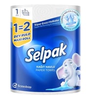 Selpak Kağıt Havlu 1=2 Dev Rulo