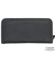 Hakiki Deri Cüzdan  İsme Özel Cüzdan  20x10  TM 872-3 (Siyah-Gri)