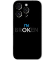 İphone 15 Pro Max Kılıf HD Desen Baskılı Kılıf - Im Broken