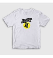 Presmono Unisex Çocuk Beyaz Logo V2 5 Seconds Of Summer T-Shirt 383671tt (Beyaz)