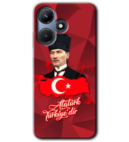 İnfinix Hot 30i Kılıf HD Desen Baskılı Kılıf - Atatürkiye