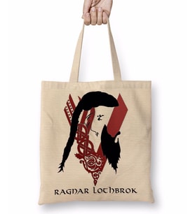 Ragnar Lothbrok Bez Çanta Uzun Saplı