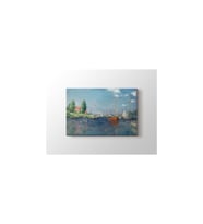 Claude Monet - Red Boats At Argenteuil Tablo 40 X 60 Cm