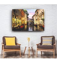 Damla Hediyelik Cam Tablo Uv Baskı Temperli 50 X 70