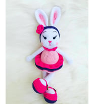 Şirin Tavşan Amigurumi Organik Oyuncak