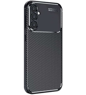 Galaxy A56 Kılıf Auto Focus Karbon Kapak - Siyah