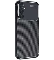 Galaxy A56 Kılıf Auto Focus Karbon Kapak - Siyah