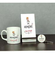 Hemşire Üçlü Set (Kupa + Telefon Standı + Anahtarlık) 006