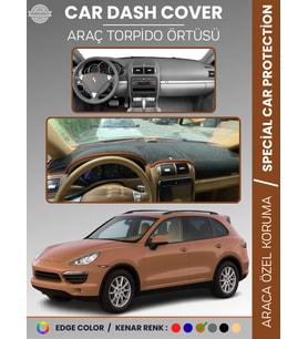 PORSCHE CAYENNE (2002-2010) Torpido Örtüsü Ön Göğüs Koruma Torpido Koruma Tam Uyum Kaymaz