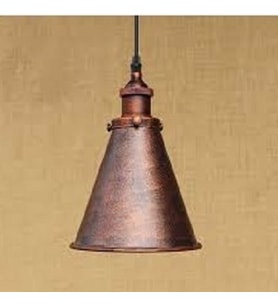 Retro Bakır Skitme Rustik Tekli Metal Sarkıt 18cm En 75cm Yükseklik