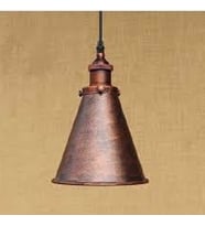 Retro Bakır Skitme Rustik Tekli Metal Sarkıt 18cm En 75cm Yükseklik