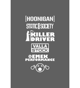 Oto Arka Cam Sticker Model 52 Beyaz 40*20 Cm