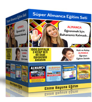 Süper Almanca Eğitim Seti (3 Süper Kitap + 40 Saat Anlatım)