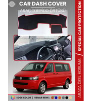 VOLKSWAGEN TRANSPORTER T5 (2003-2016) Torpido Örtüsü Ön Göğüs Koruma Torpido Koruma Tam Uyum Kaymaz
