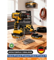 ALMAN DESİGNE BA011144 FULL SET 12V YENİ NESİL ŞARJLI MATKAP