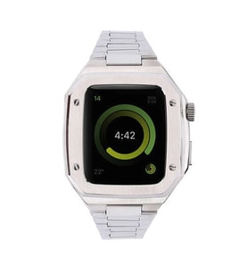 Mey İthalat® Watch 44Mm Metal Petek Kasalı Kordon - Gümüş
