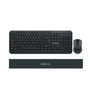 IROMX SWM30C TR Kablosuz Q Klavye Multimedya Klavye Mouse Set Siyah