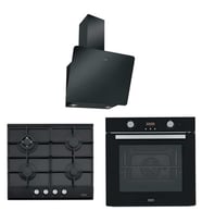 Franke Siyah Ankastre Set (FPJ 615 V BK A - FHNG 604 BK - FSL 86 H BK)