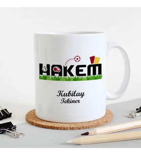 Futbol Hakemlerine Özel Kupa Bardak