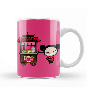 Pucca In Love With Garu Kupa Bardak Porselen